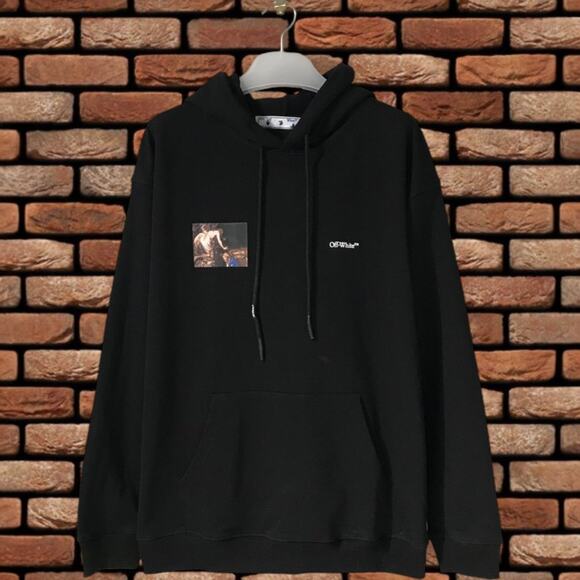 off-white Other - off-white black hoodie
